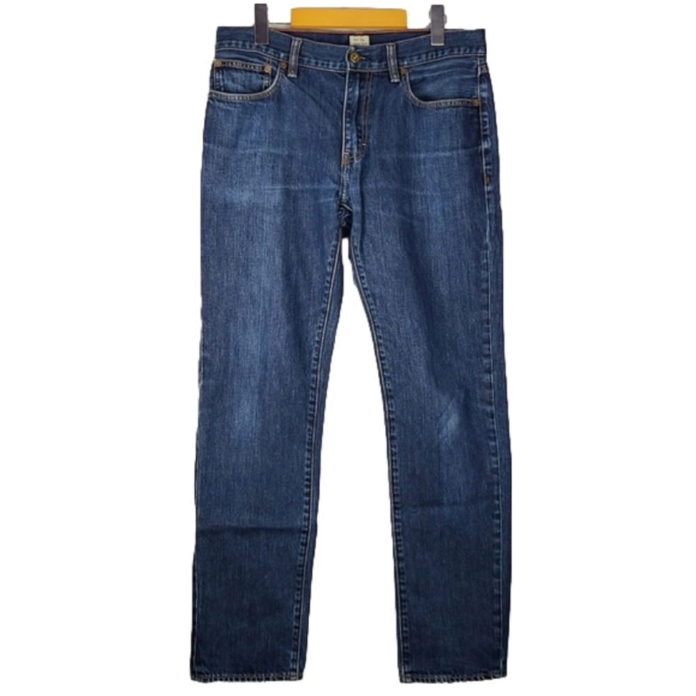 J. Crew Factory men's blue urban slim casual streetwear denim jeans, size 32